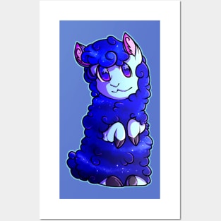 Galaxy Sheep Posters and Art